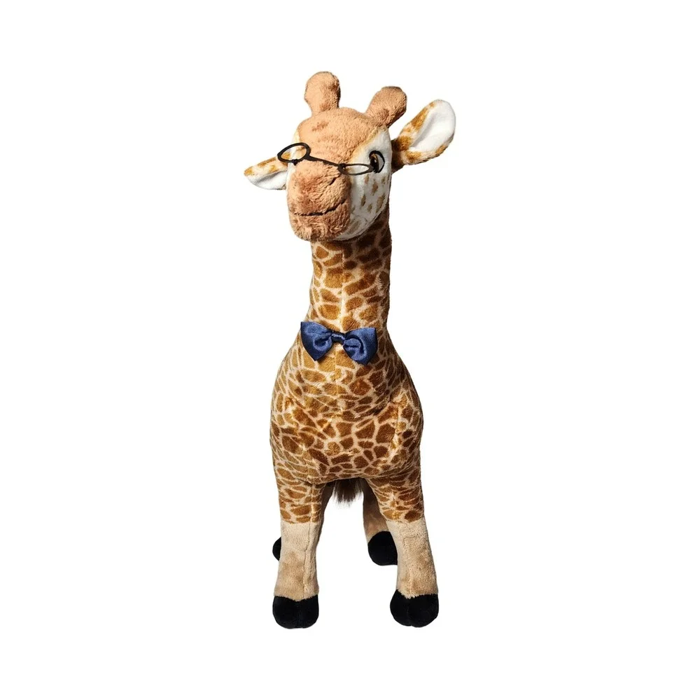 Ark Encounter Giraffe Plush Stuffed Animal with Glasses and Bow Tie 23 Inch